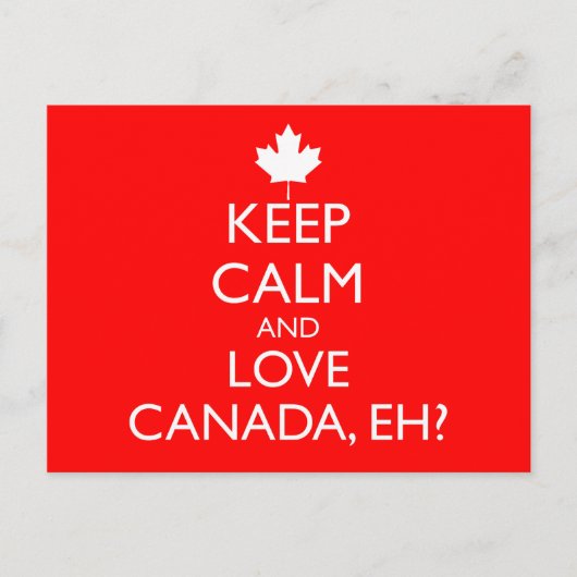 キャナ保ダを愛してるのか? ポストカード (正面)