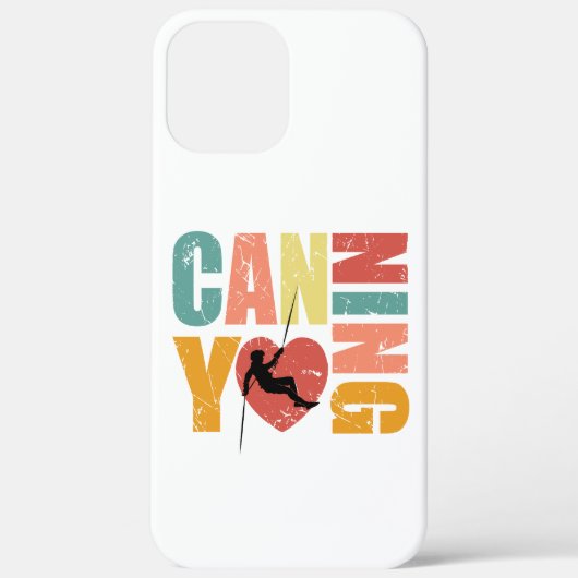 キャニエーリング私はキャニオンラペリング愛好家を愛する Case-Mate iPhoneケース (裏面)
