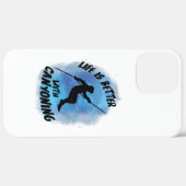 キャニオニングのキャニエールの水色で人生が良い Case-Mate iPhoneケース (裏面 / 右)
