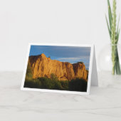 キャニオンの壁景観 カード (正面)