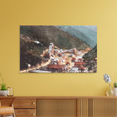 キャニオンを見下ろすヘクラミンの景色 キャンバスプリント (インサイチュ (リビング))