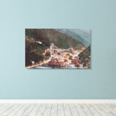 キャニオンを見下ろすヘクラミンの景色 キャンバスプリント (インサイチュ (ウッドフロア))