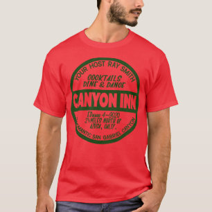 キャニオンイン サン ガブリエル レトロ 廃業 モーテル カリフォルニア Tシャツ