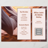 キャニオンウォールズ自然ビジネス折り畳みパンフレット チラシ (正面)