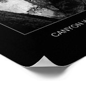 キャニオンウォールパイン、ZION NP、UT。 ポスター (角)