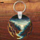 キャニオンサンセットランドスケープ キーホルダー (裏面)