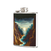 キャニオンサンセットランドスケープ フラスク (左)