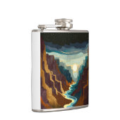 キャニオンサンセットランドスケープ フラスク (右)