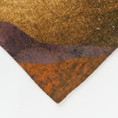 キャニオンサンセットランドスケープ フリースブランケット (角)