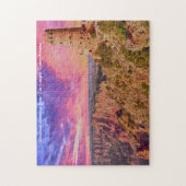 キャニオンタワーアリゾナ。クリスマスグリーティング ジグソーパズル (縦)