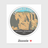 キャニオンデチェリーナショナルモニュメントヴィンテージサークル シール (シート)