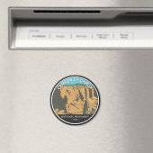 キャニオンデチェリーナショナルモニュメントヴィンテージサークル マグネット (インサイチュ (食洗機))