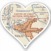 キャニオンデチェリーヴィンテージマップ シール (正面)