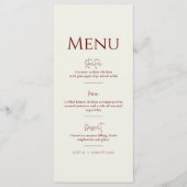 キャニオンバラミニマ結婚リスト メニュー (正面)