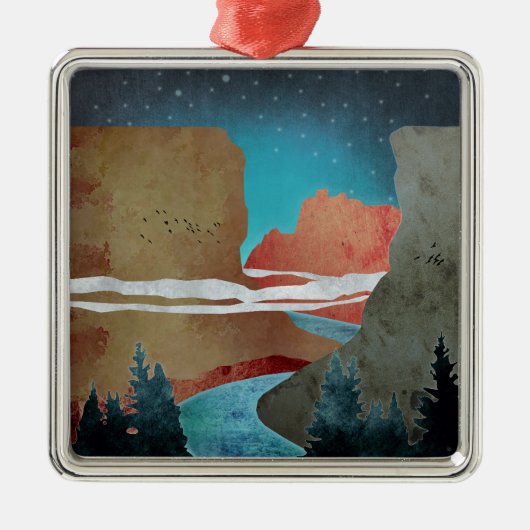 キャニオンバード メタルオーナメント (正面)