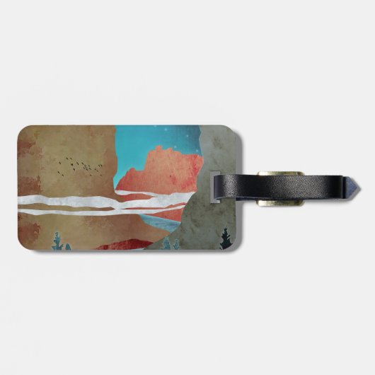 キャニオンバード ラゲッジタグ (裏面横)