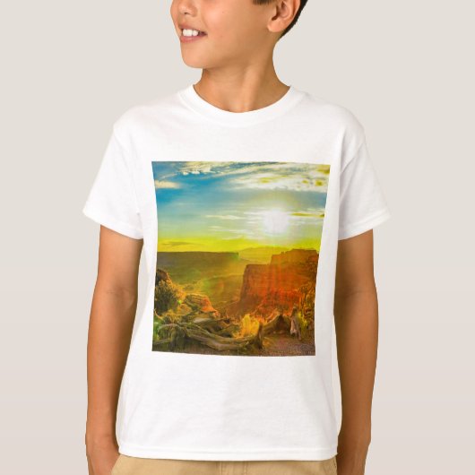 キャニオンランズナショナルパークモアブユタ Tシャツ (正面)