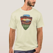 キャニオンランズ国立公園 メサアーチ 矢じり Tシャツ (正面)