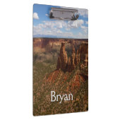 キャニオンリムトレイルから見るコロラドモニュメント クリップボード (右)