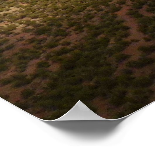 キャニオンリムトレイルから見るコロラドモニュメント ポスター (角)