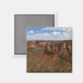 キャニオンリムトレイルから見るコロラドモニュメント マグネット (正面/裏面)