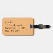 キャニオンリムトレイルから見るコロラドモニュメント ラゲッジタグ (裏面横)