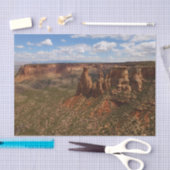 キャニオンリムトレイルから見るコロラドモニュメント 薄葉紙 (クラフト)