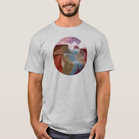 キャニオン海景観 Tシャツ (正面)