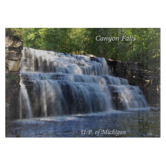 キャニオン滝切断板 カッティングボード (正面)