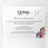 キャニオン結婚ズトリフォールド招待状 三つ折り招待状 (内部最初)