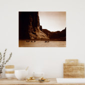 キャニオン・デ・チェリー・ナバホby E. S. Curtis 1904 ポスター (キッチン)