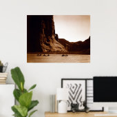 キャニオン・デ・チェリー・ナバホby E. S. Curtis 1904 ポスター (ホームオフィス)