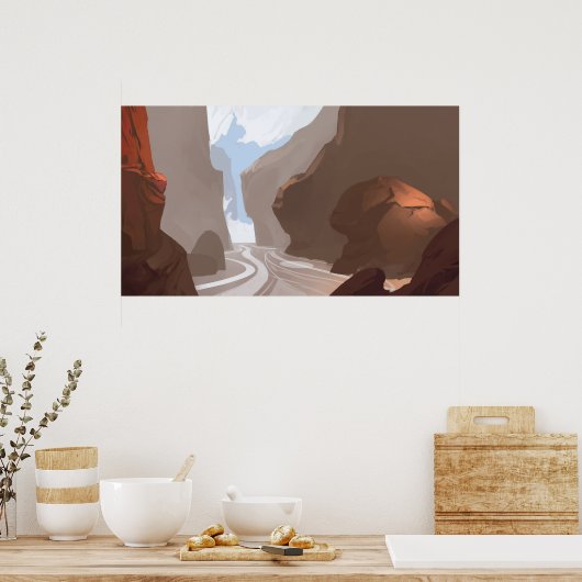 キャニオン ポスター (キッチン)