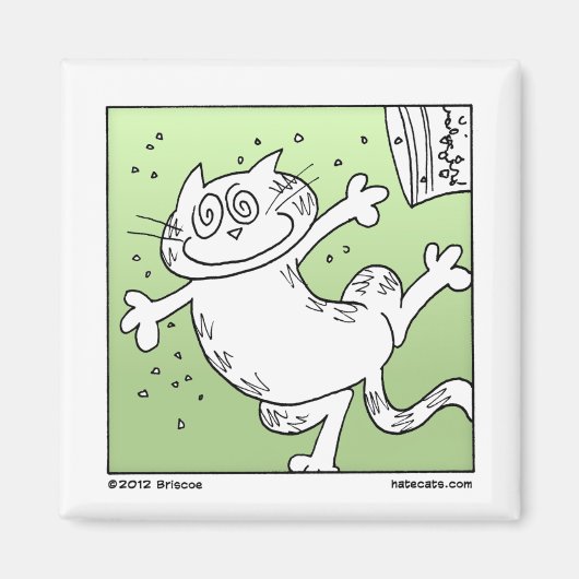 キャニップ猫 マグネット (正面)