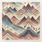 キャニョカラフルン ガラスコースター (正面)