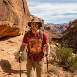 キャニョンランズナショナルパークセゴキャニオンロックアート Tシャツ