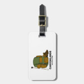 キャニョンランズナショナルパークバックパック ラゲッジタグ (正面縦)