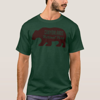 キャニョンランズナショナルパークベアブラウン Tシャツ
