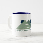 キャニョンランズナショナルパークマウンテンサン ツートーンマグカップ (正面左)