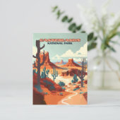 キャニョンランズナショナルパークユタデザートマウンテンズ ポストカード (スタンド正面)