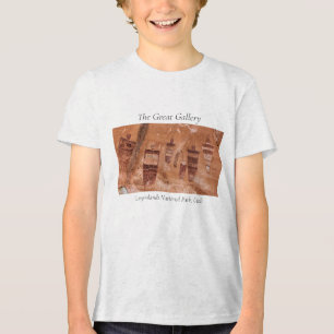 キャニョンランズナショナル素晴らしパークギャラリーロックアート トライブレンドTシャツ