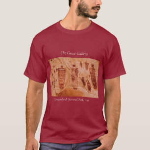 キャニョンランズナショナル素晴らしパークギャラリーロックアート Tシャツ