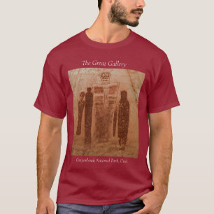 キャニョンランズナショナル素晴らしパークギャラリーロックアート Tシャツ