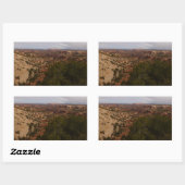 キャニョンランズビューネック春トレイル 長方形シール (シート)