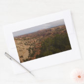 キャニョンランズビューネック春トレイル 長方形シール (封筒)