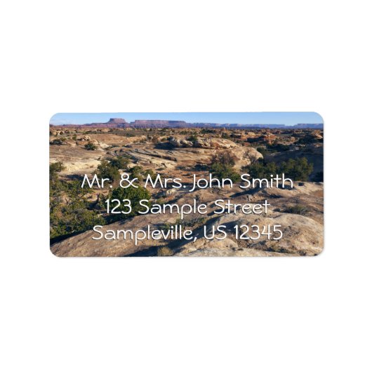 キャニョンランズ国立公園のポットホールポイント ラベル (正面)