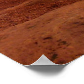 キャニョンランズ国立公園の赤い岩の木 ポスター (角)