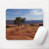 キャニョンランズ国立公園の赤い岩の木 マウスパッド (マウス)