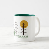 キャニョンランズ国立公園トレイル ツートーンマグカップ (正面右)