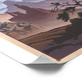 キャニョンランズ国立公園リトーのアートポスター ポスター (角)